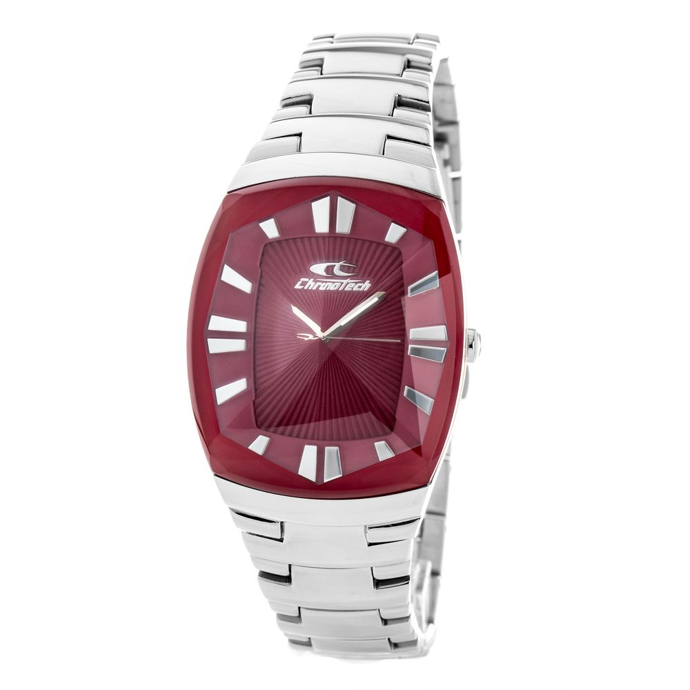 Chronotech Silver Stainless Steel Dress Watch