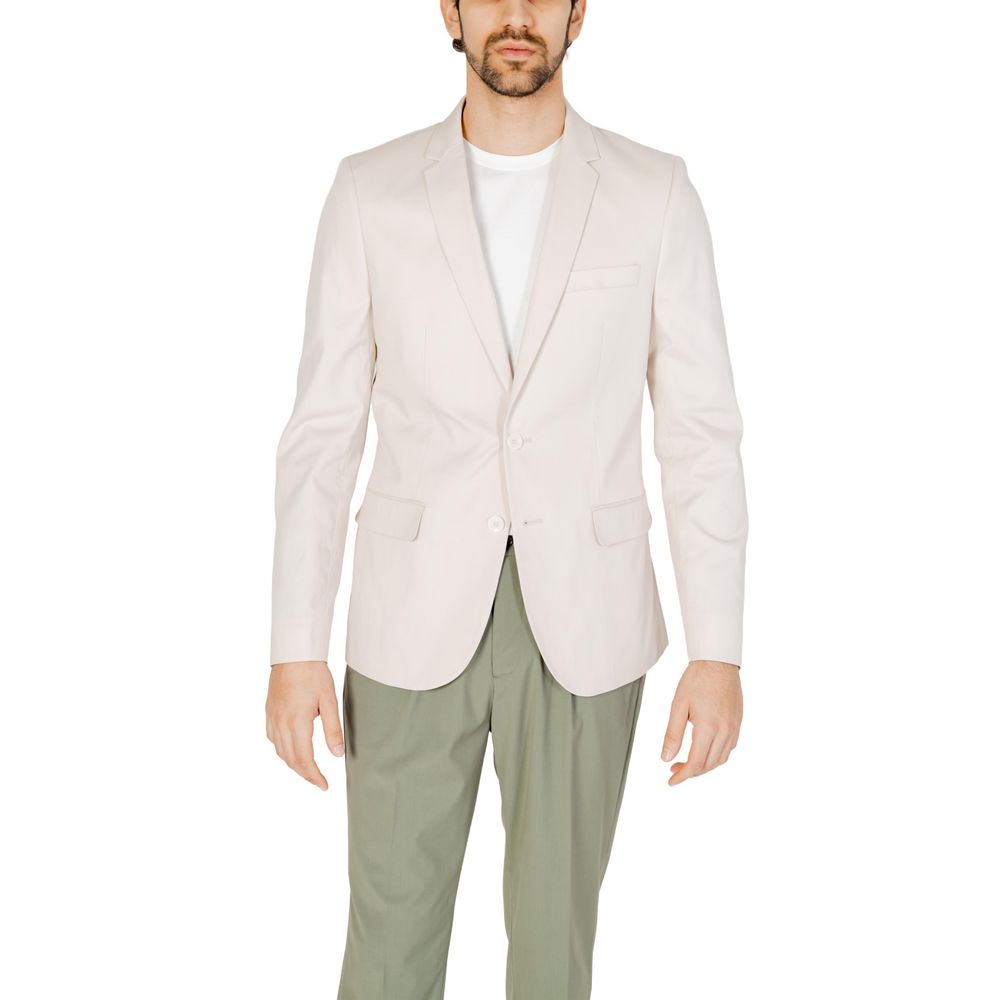 Antony Morato Beige Cotton Blazer