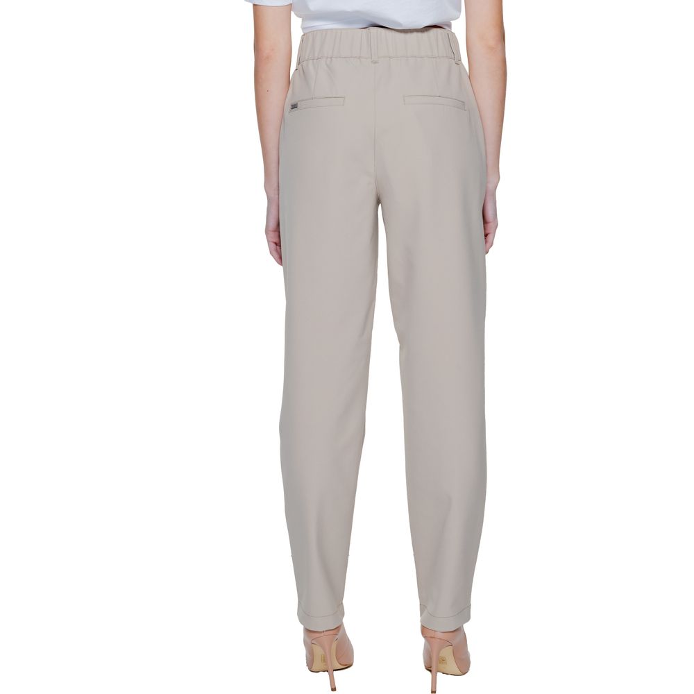 Street One Beige Polyamide Cropped Pants