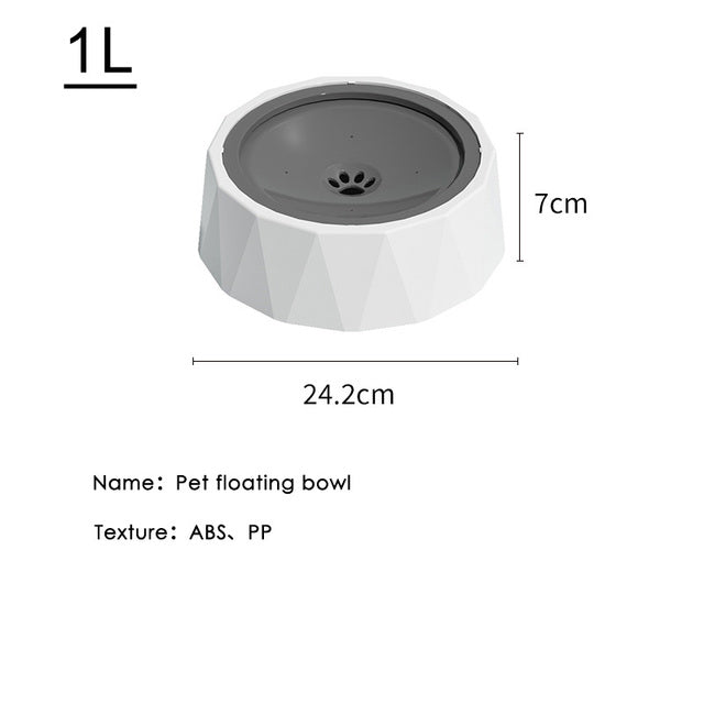 Pet Floating Bowl for Cats and Dogs - Water Drinker