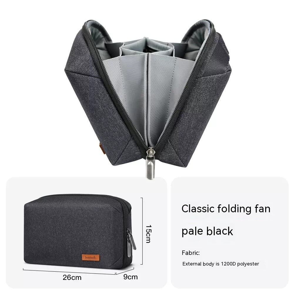 Portable Digital Storage Bag for Data Cables