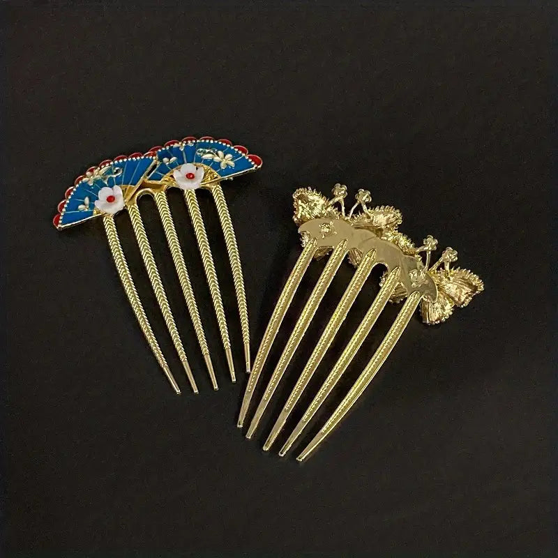 Elegant Butterfly Hair Comb - Women's Hair Accessory