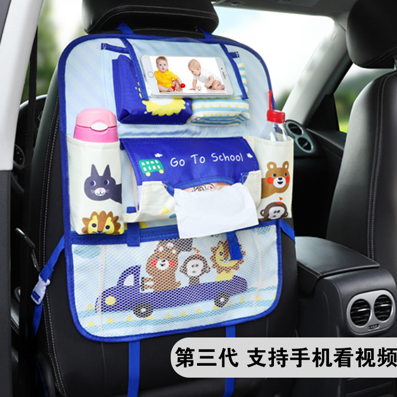 Creative Cartoon Car Seat Back Storage Organizer Bag