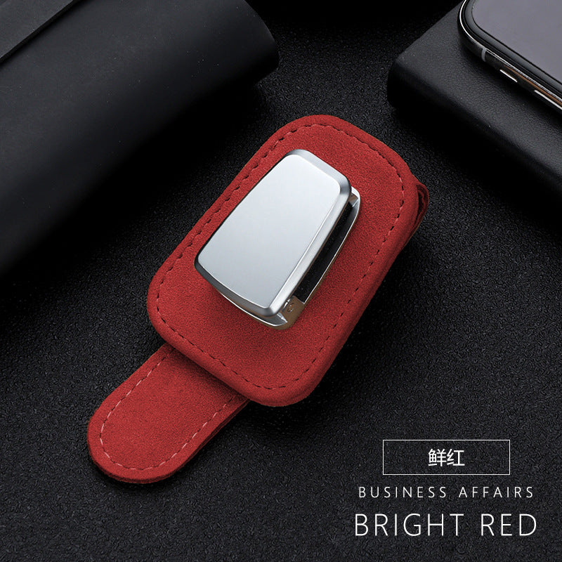 Multifunctional Car Sunglasses Holder & Case Organizer