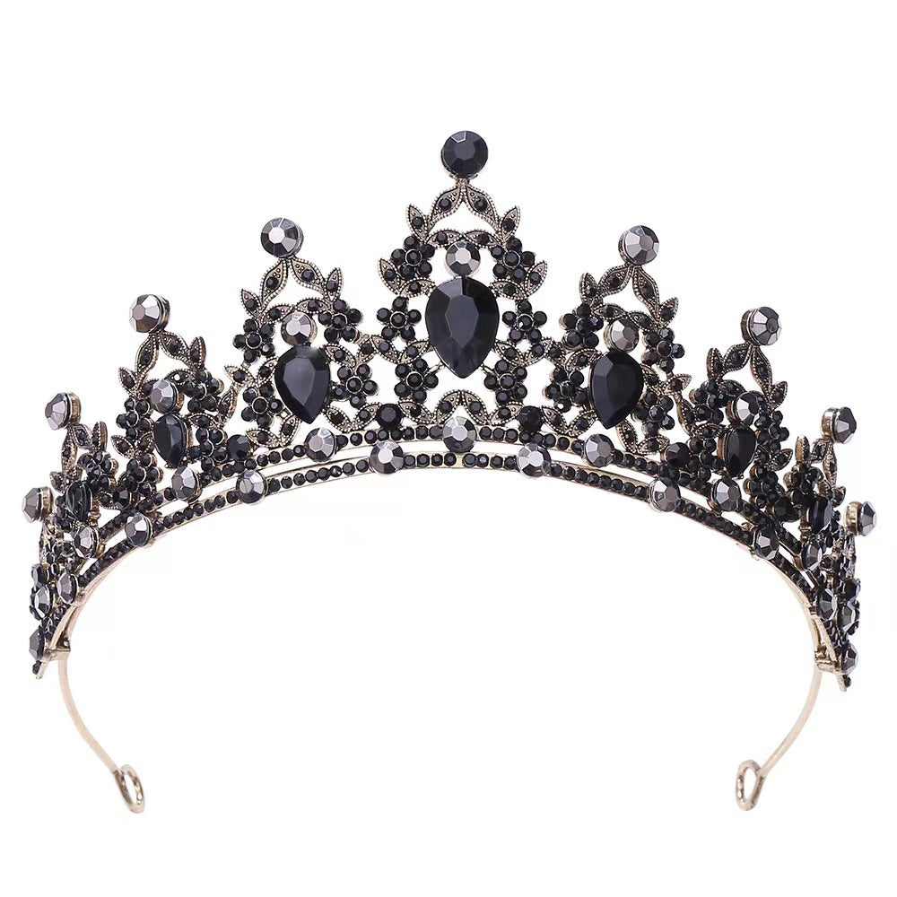 Luxury Rhinestone Bridal Crown Hair Accessory