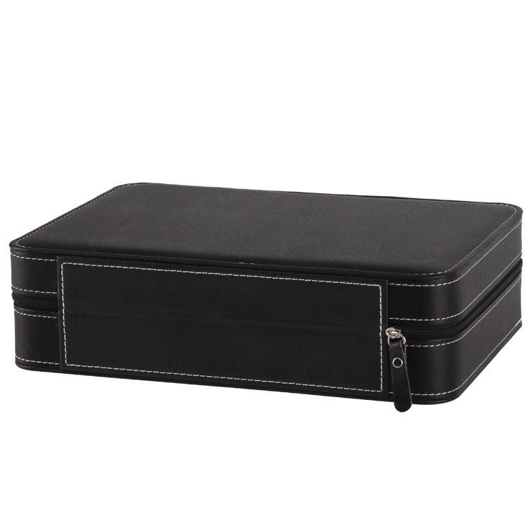 10-Slot Zipper Watch Box for Display and Storage