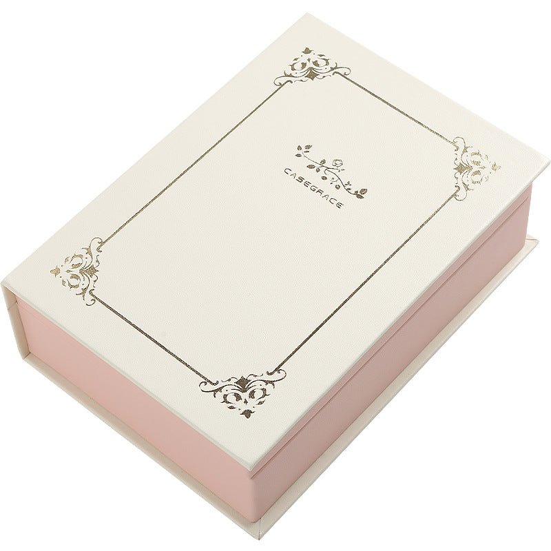 Stylish Diary Jewelry Box - Magnetic Organizer for Accessories