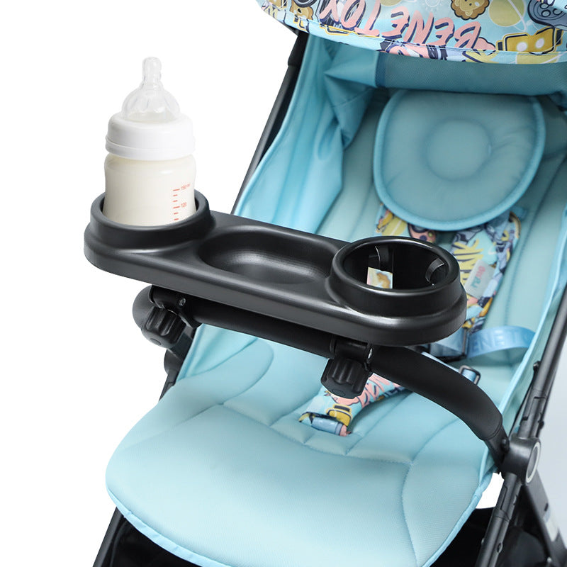 Baby Stroller Meal Tray with Handrail and Accessories