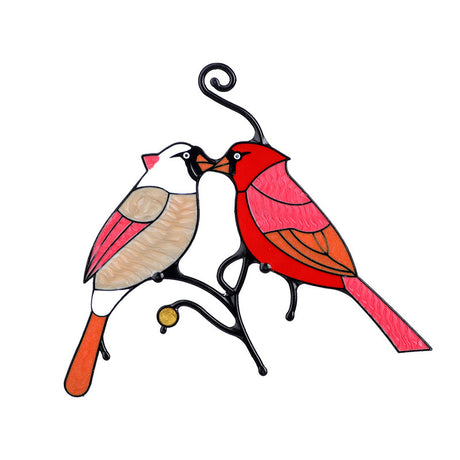 Colorful Metal Bird Pendant Ornament for Home Decor