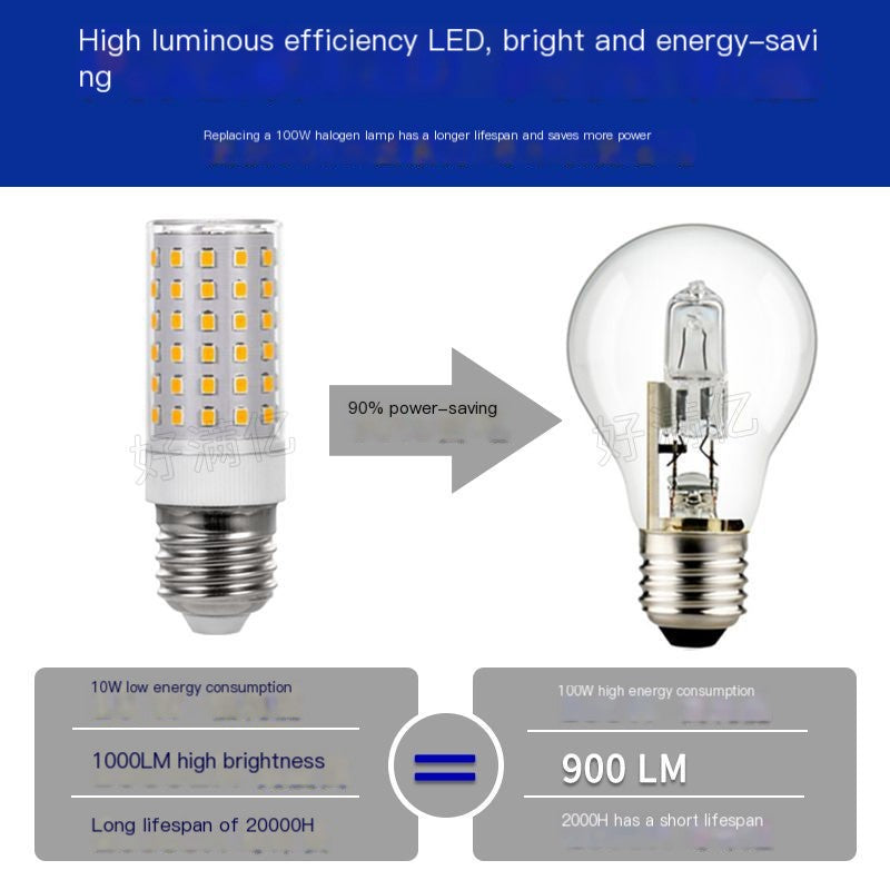 High-Quality 10W E27 LED Corn Bulb for Home Lighting