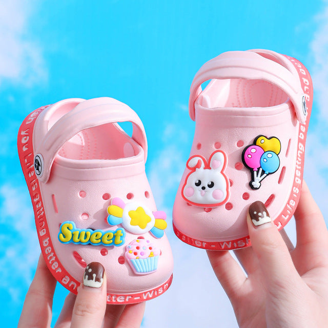 Lightweight Cartoon Garden Clogs for Kids and Girls