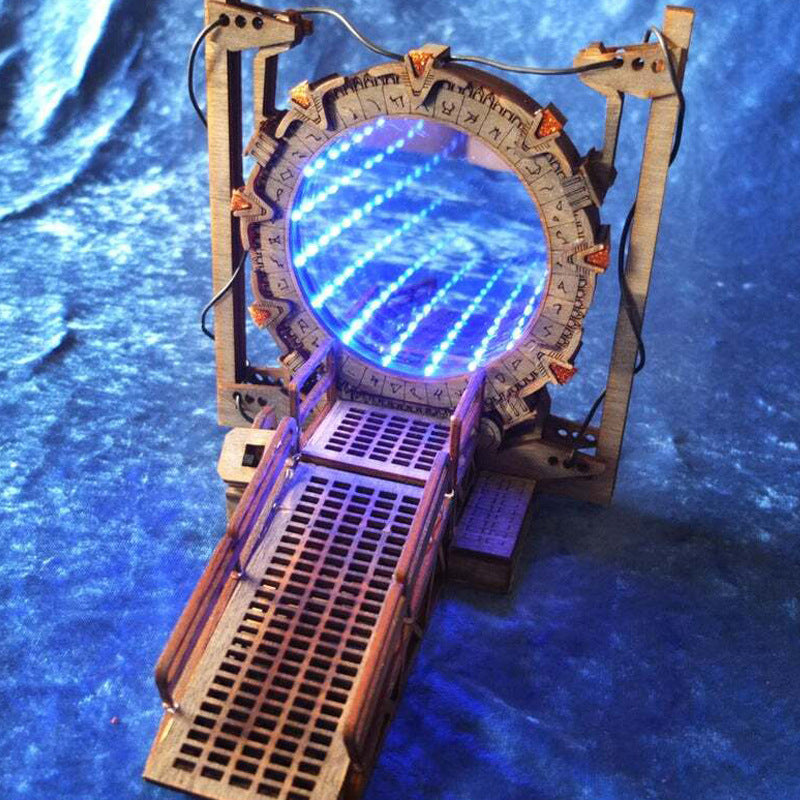 DIY Galaxy Gate Bookend with Tunnel Design