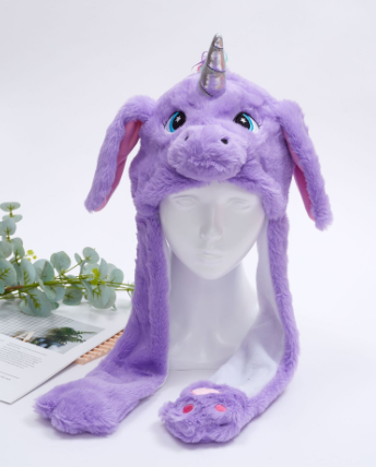 Unicorn Hat - Warm Plush Winter Accessory