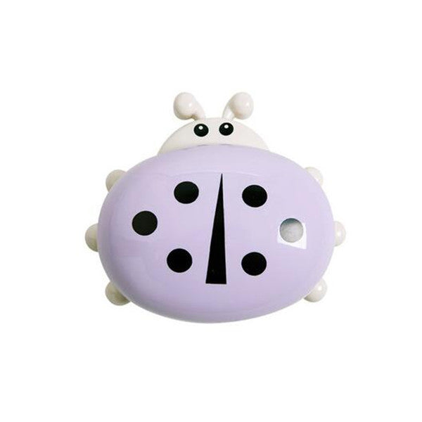 Cute Cartoon Ladybug Portable Soap Organizer for Kids