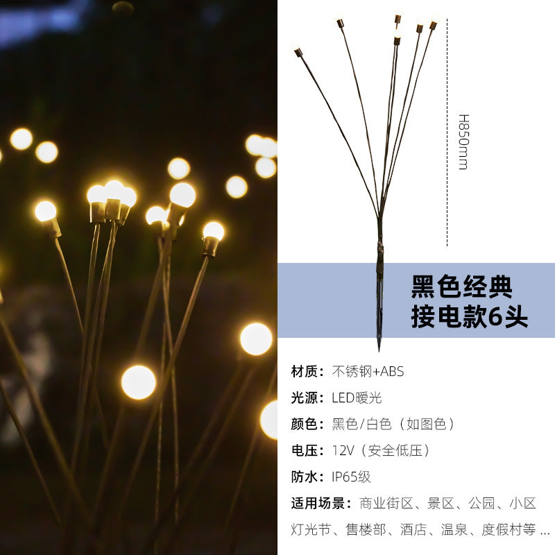 LED Solar Firefly Light for Outdoor Garden Decor