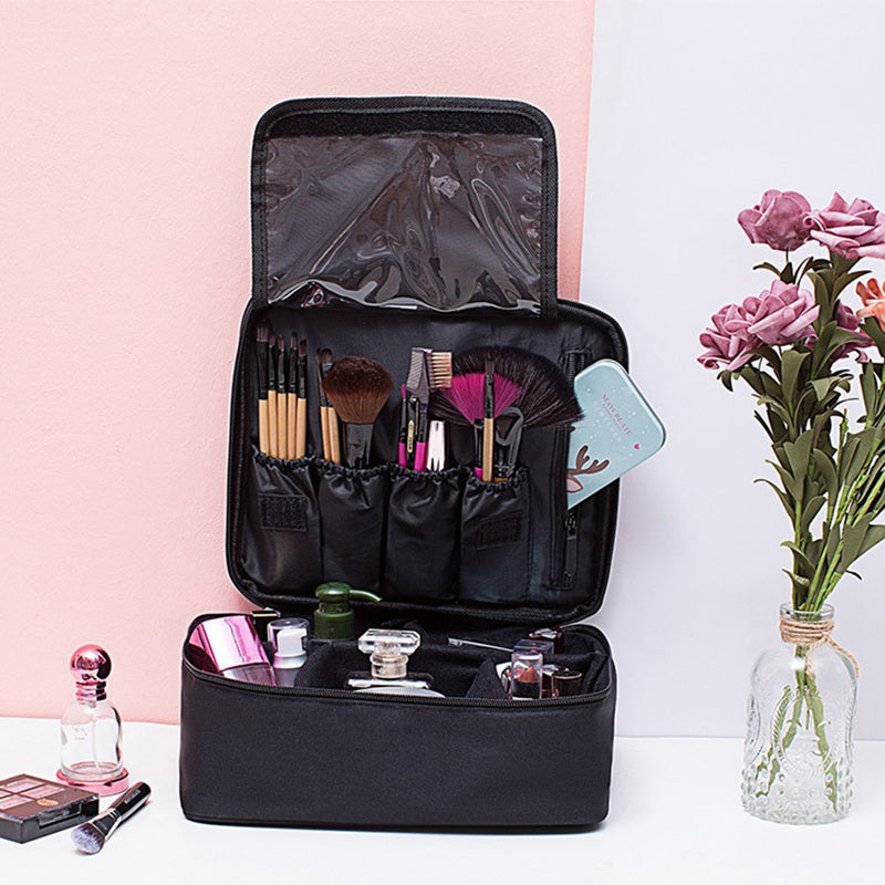 Large Capacity Portable Makeup Organizer Bag for Travel