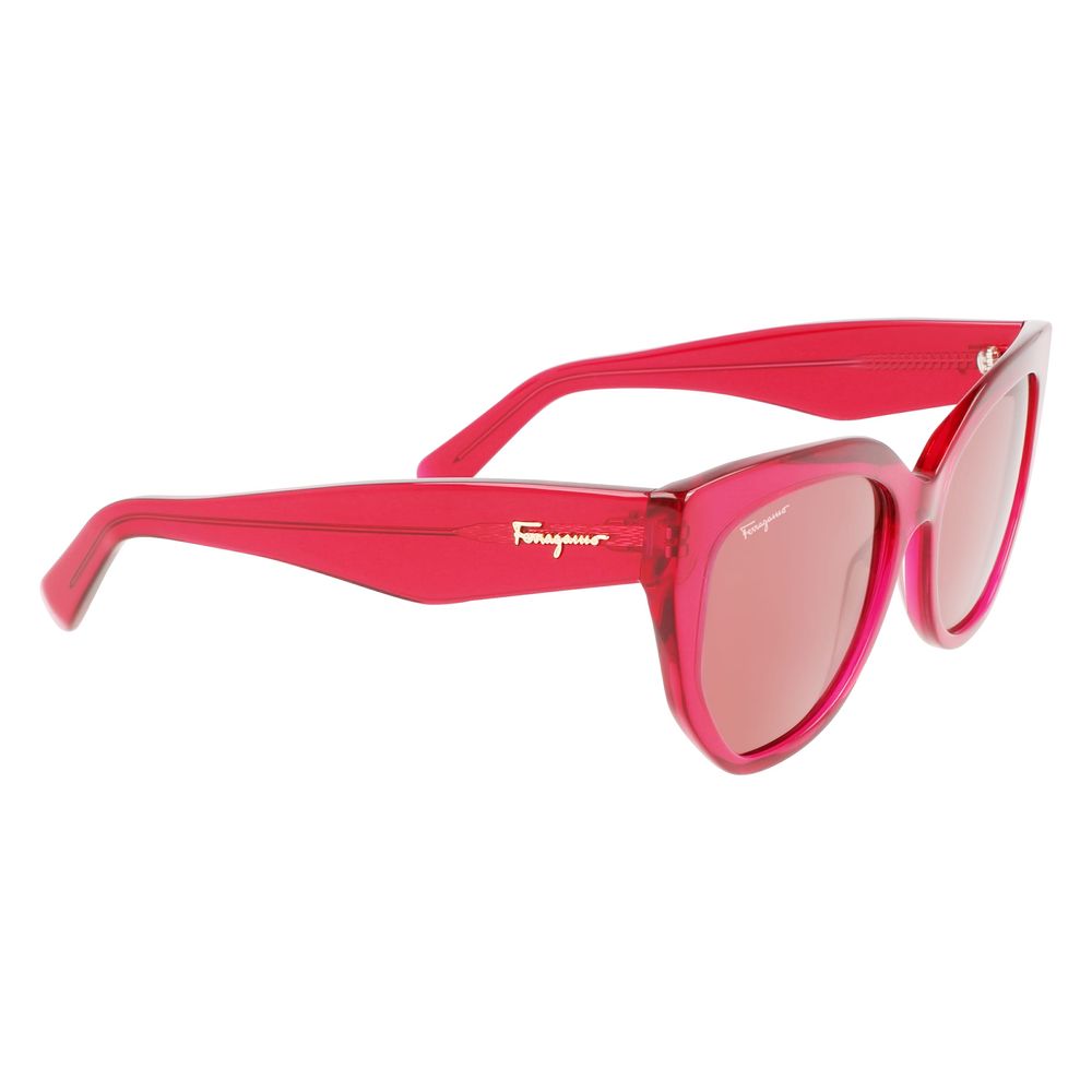 Ferragamo Multicolor Acetate Sunglasses