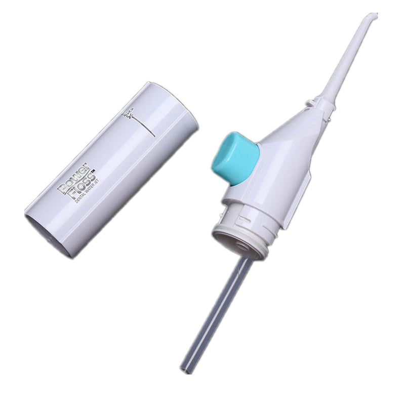 Dental Flusher with Spray and Press Features