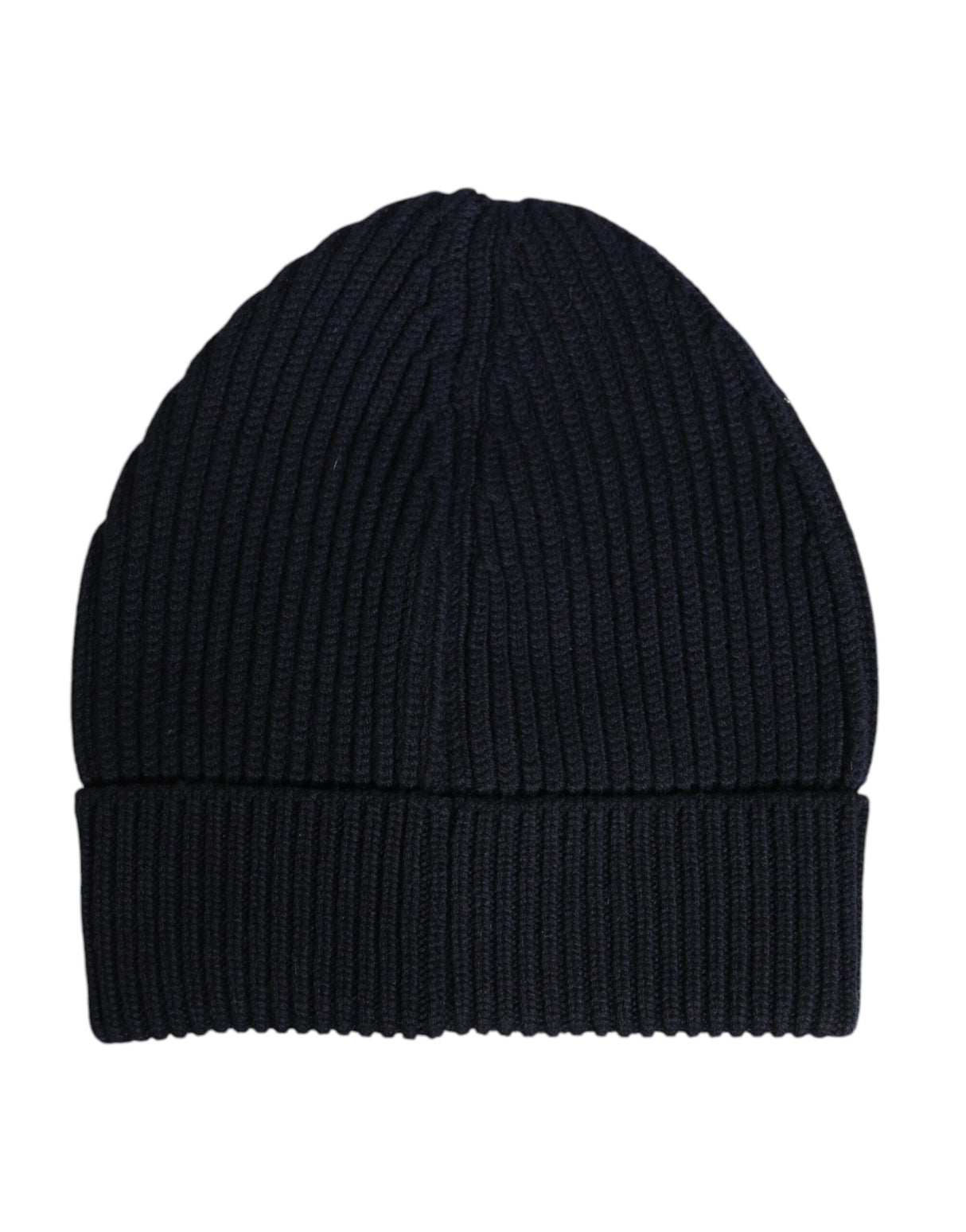 Dolce & Gabbana Blue Cashmere Knitted Winter Beanie Hat