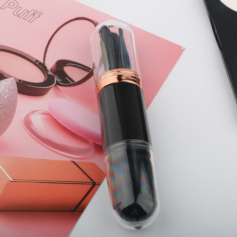 Yasna Portable 4-in-1 Makeup Brush Set (Mini Tools)