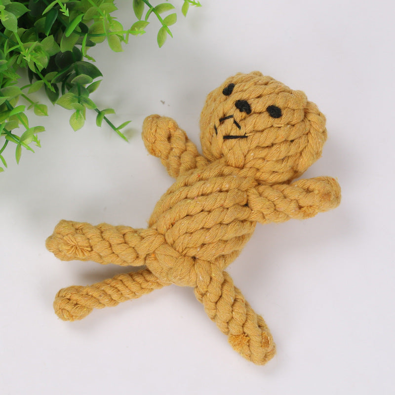 Pet Toy: Chew Rope Animal Shape for Dogs