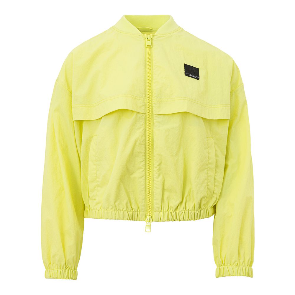 Armani Exchange Yellow Polyamide Bomber