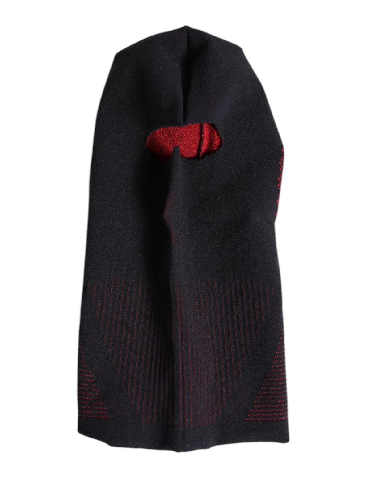 Dolce & Gabbana Black Cotton Knitted Ski Mask Balaclava Hat