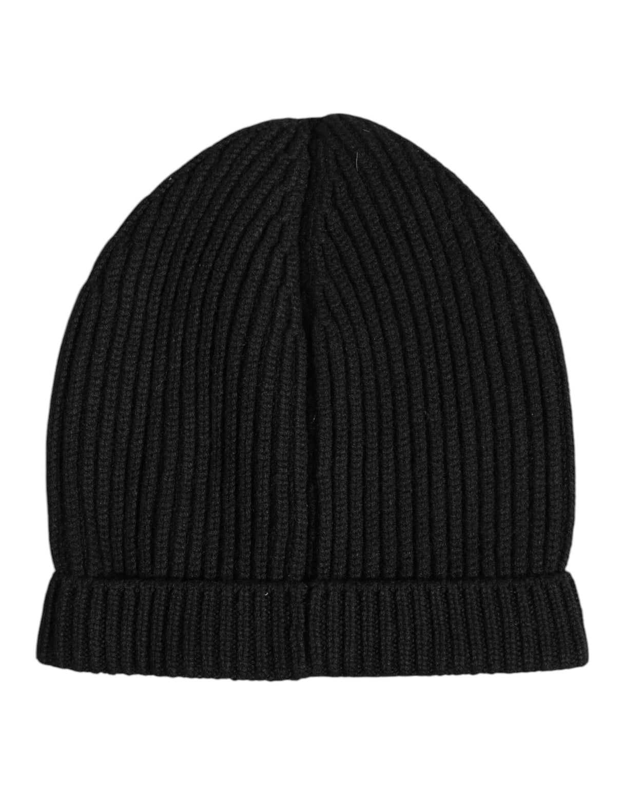 Dolce & Gabbana Black Cashmere Knitted Winter Beanie Hat