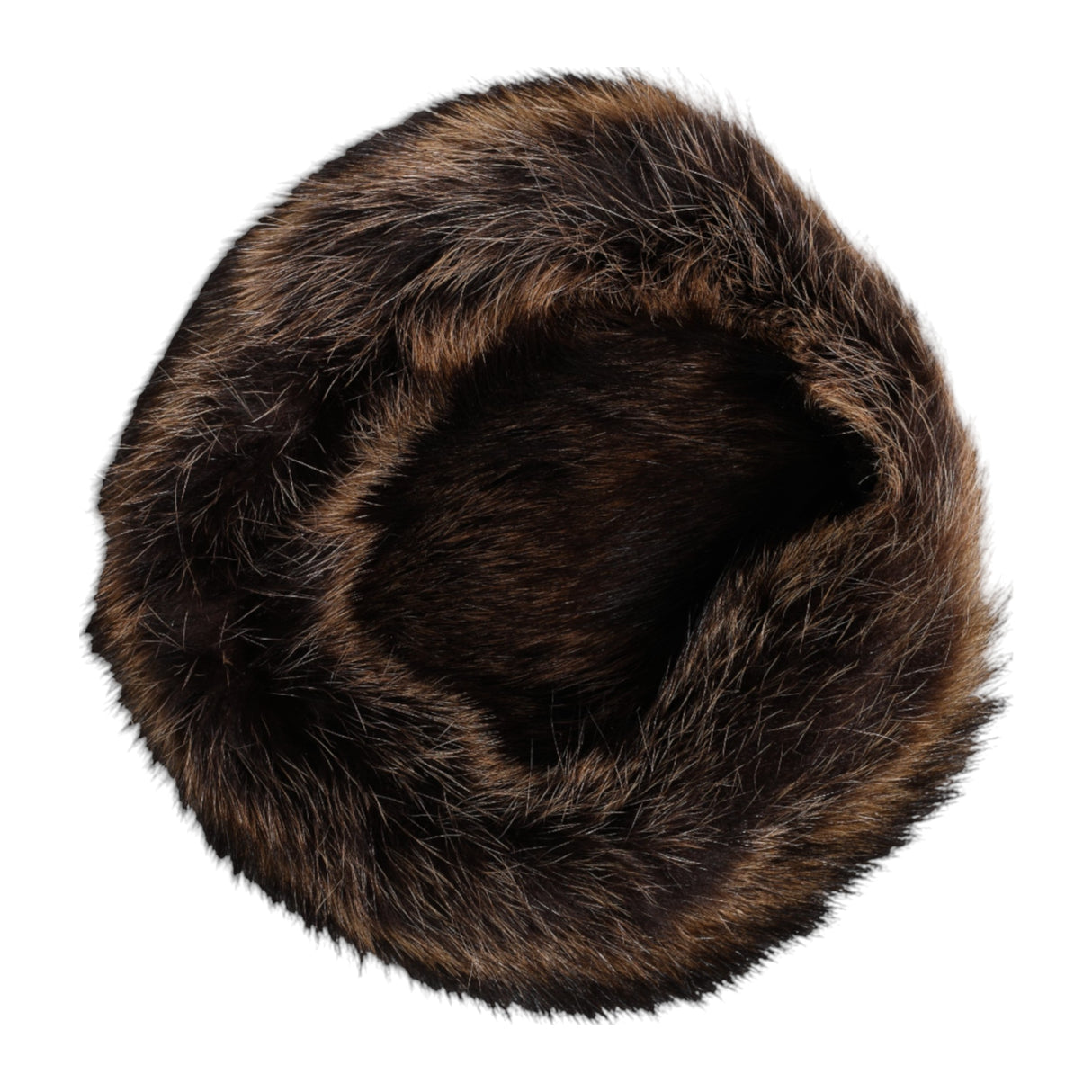 Dolce & Gabbana Brown Fur Women Bucket Hat