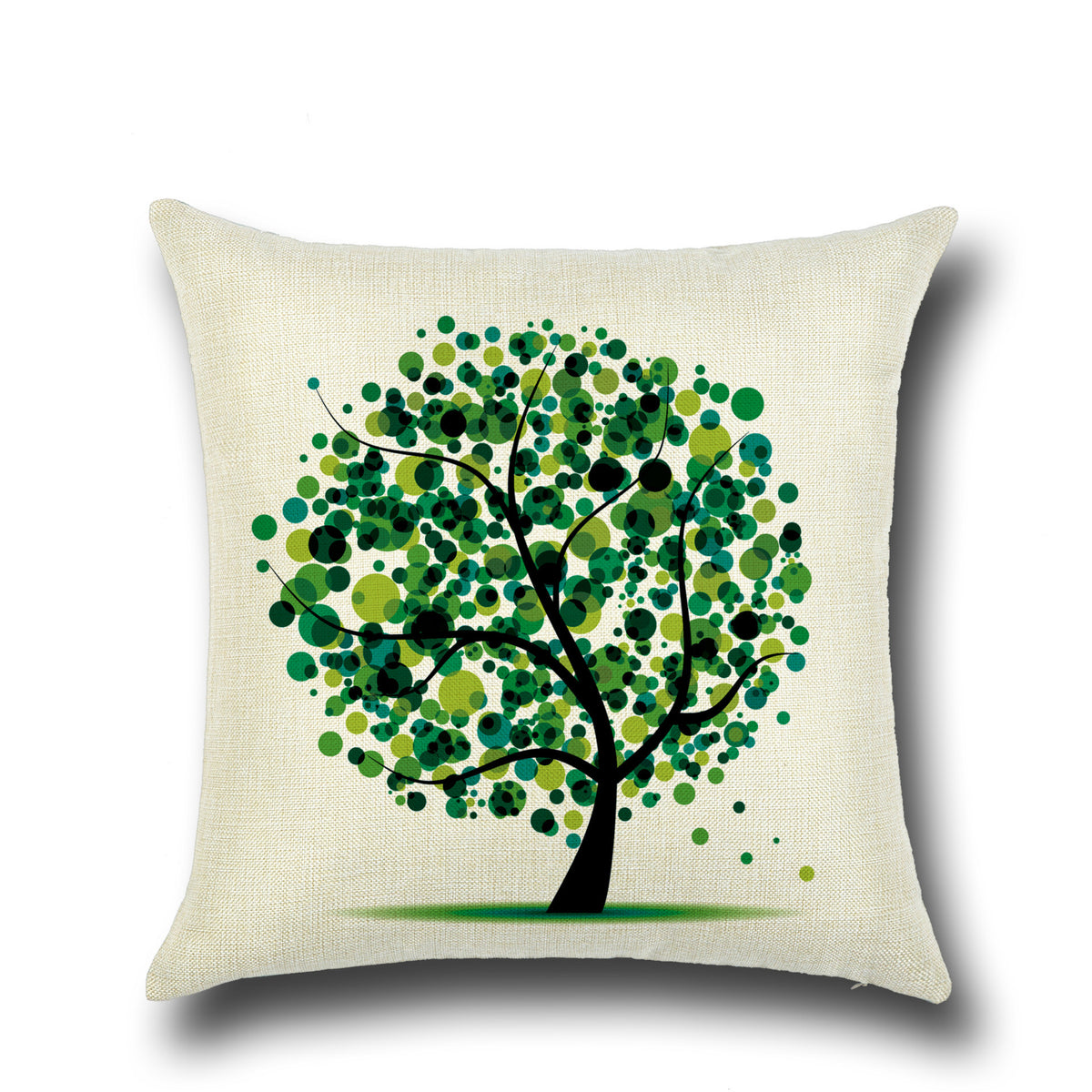 Stylish Cartoon Floral Tree Pillowcase for Home Decor