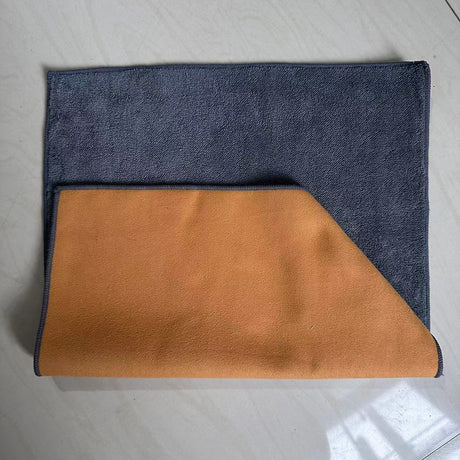 Double-Sided Coral Fleece Car Wash Towel for Cleaning