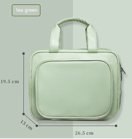 Large Capacity Waterproof PU Cosmetic Bag for Women