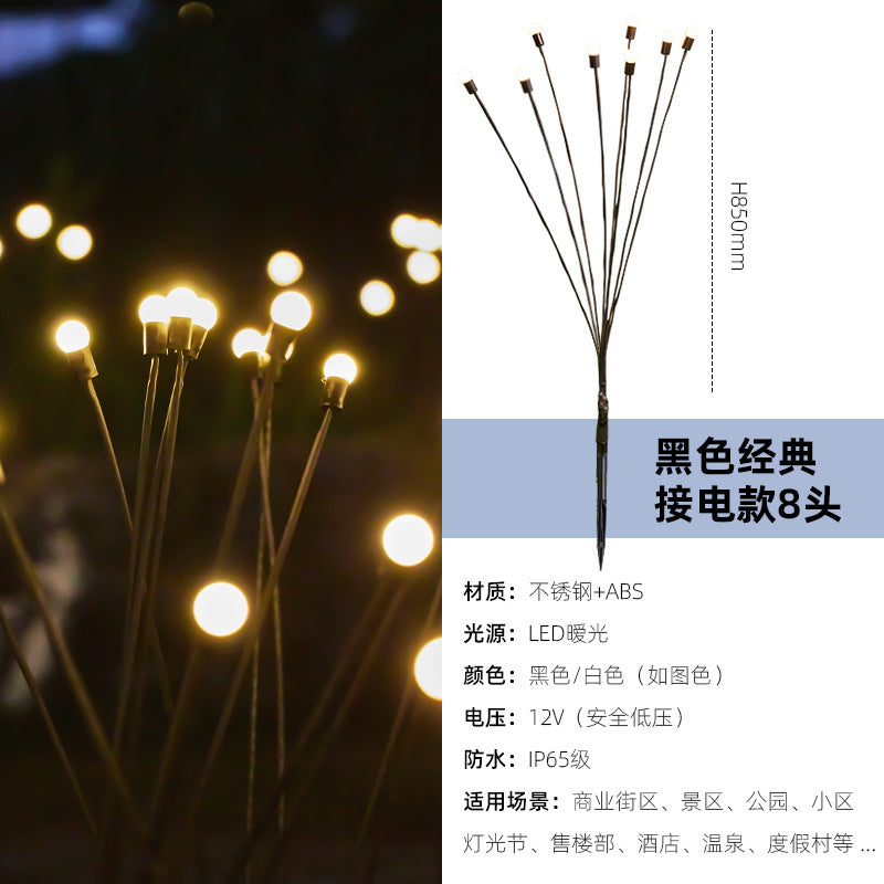LED Solar Firefly Light for Outdoor Garden Decor
