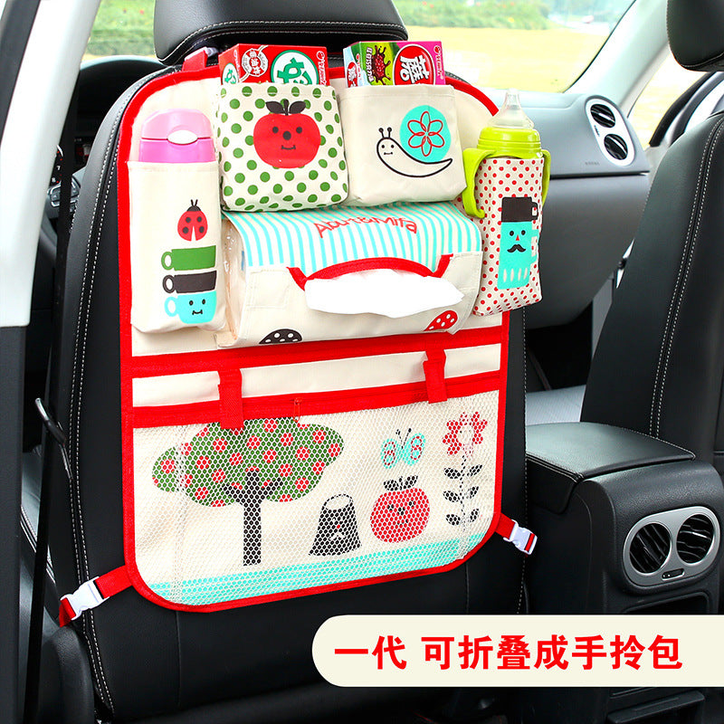 Creative Cartoon Car Seat Back Storage Organizer Bag