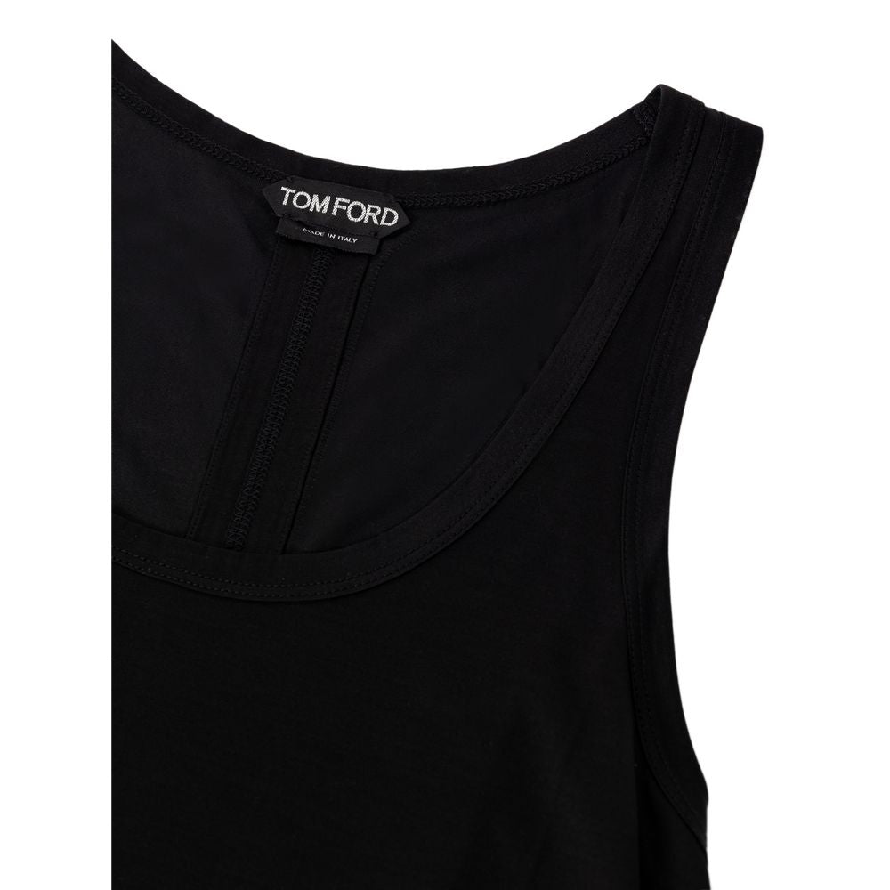 Tom Ford Black Silk Tank Tops
