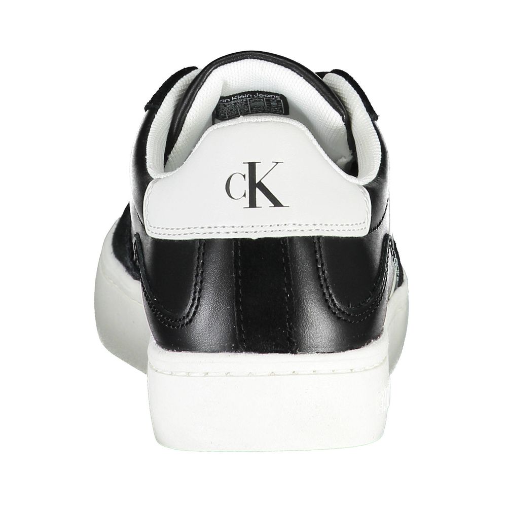 Calvin Klein Black Leather Women's Sneaker