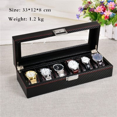 Elegant Wooden Watch and Jewelry Organizer Box