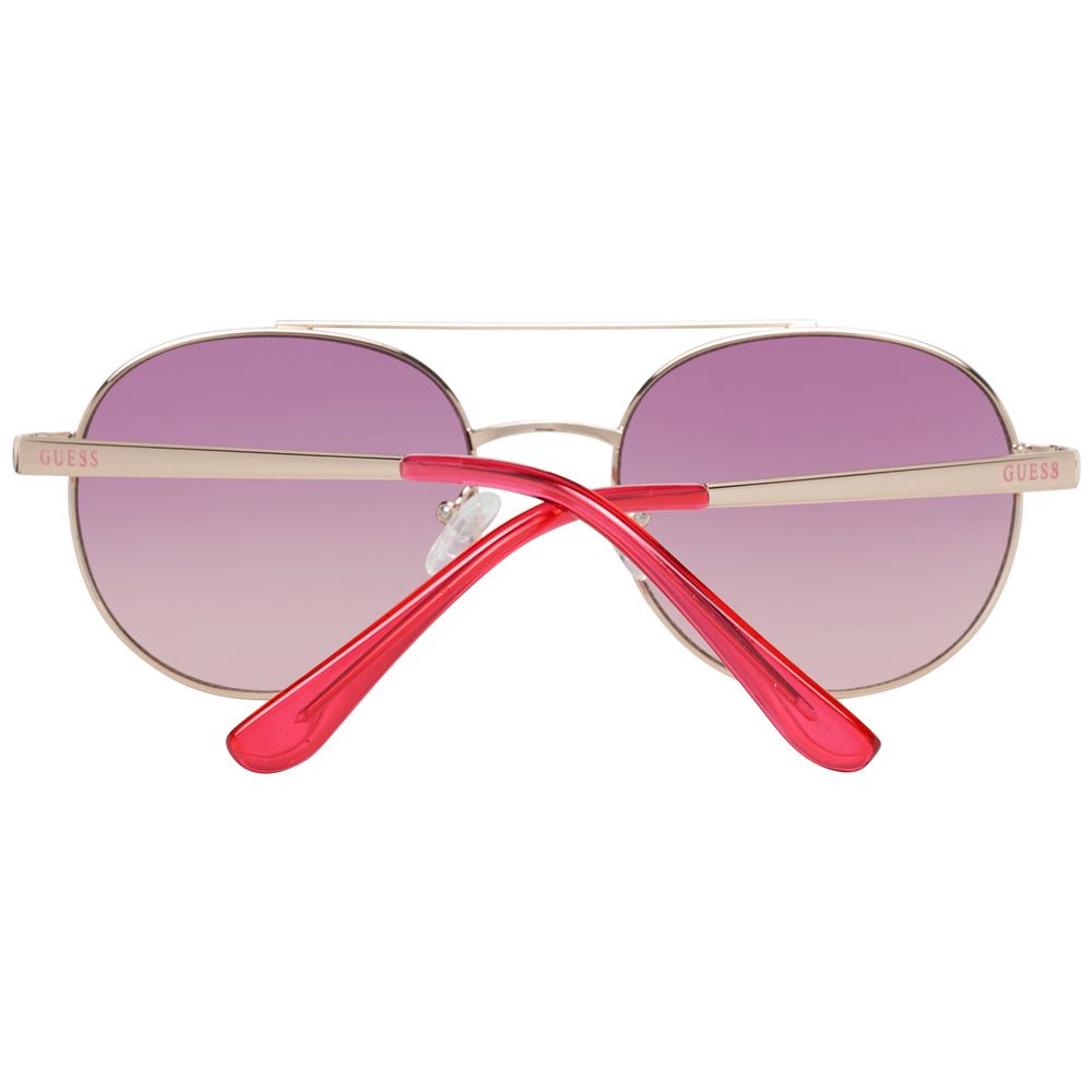 Guess Rose Gold Metal Sunglasses