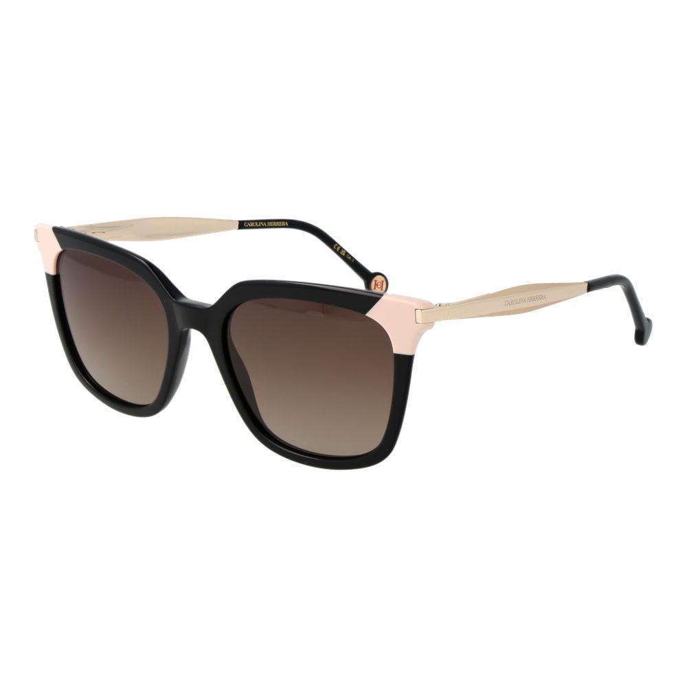 Carolina Herrera Black Acetate Sunglasses