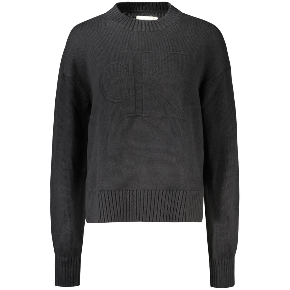 Calvin Klein Black Cotton Sweatshirt