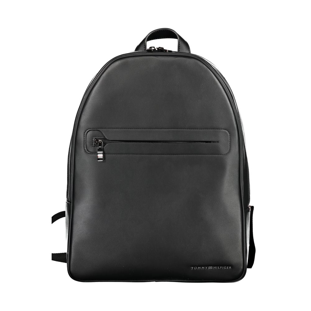 Tommy Hilfiger Nero Poliuretano Men Backpack