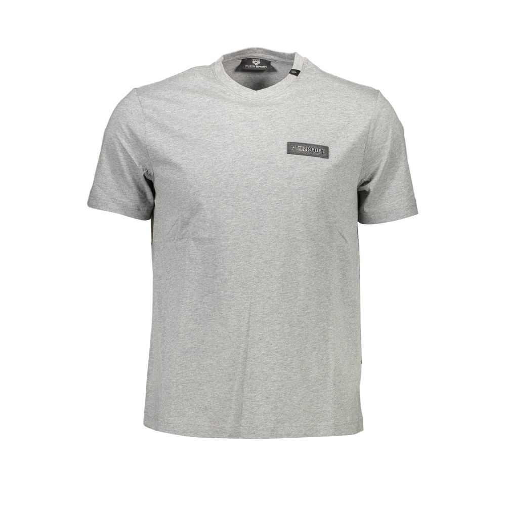 Plein Sport Grigio Cotton Men T-Shirt