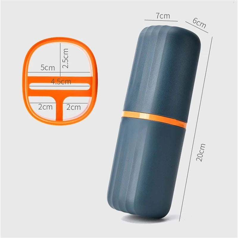 Portable Organizer for Travel Toothbrush Storage