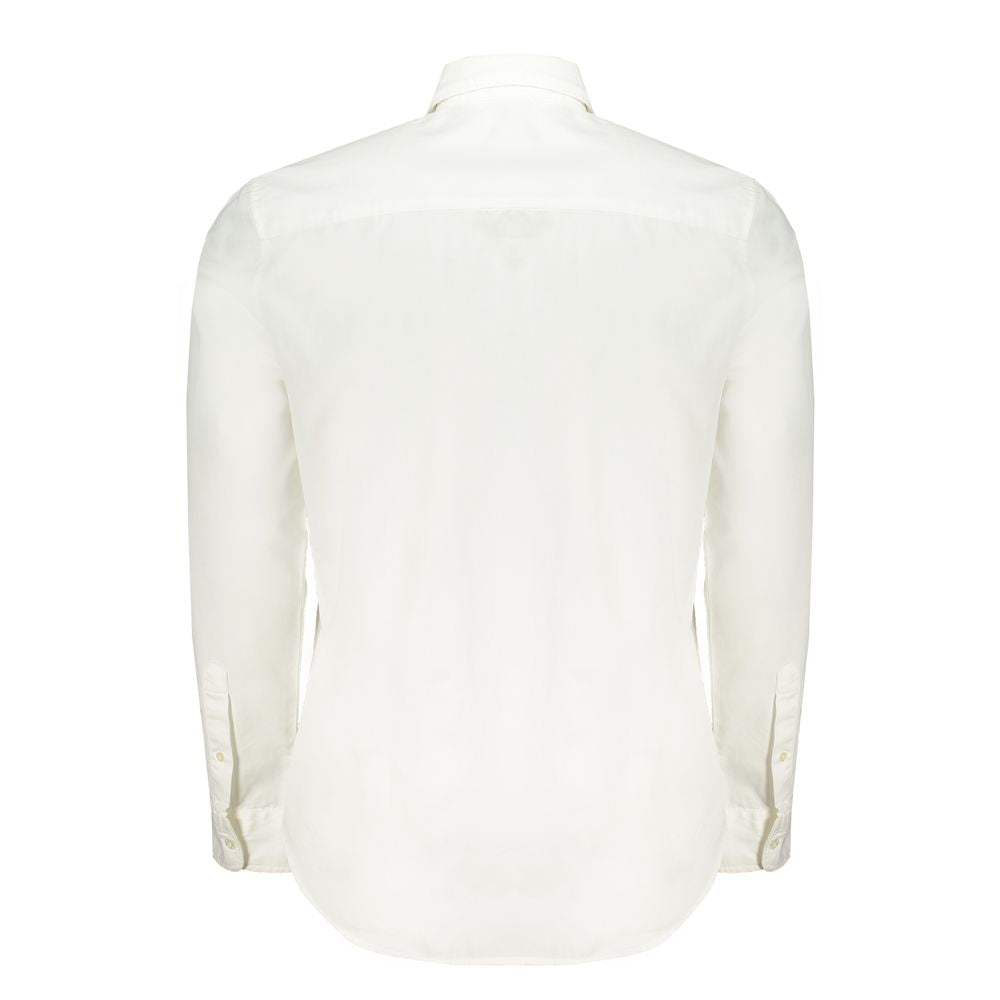 North Sails White Cotton Men Shirt