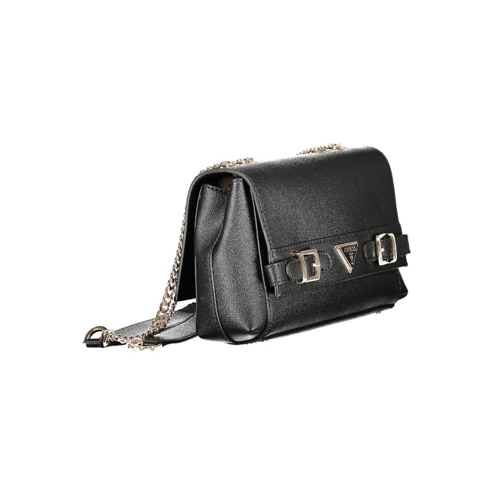 Guess Jeans Black Polyurethane Women Handbag