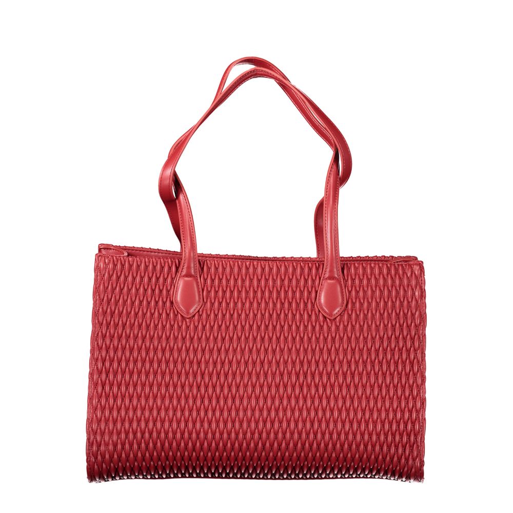 Mario Valentino Red Polyethylene Women Handbag