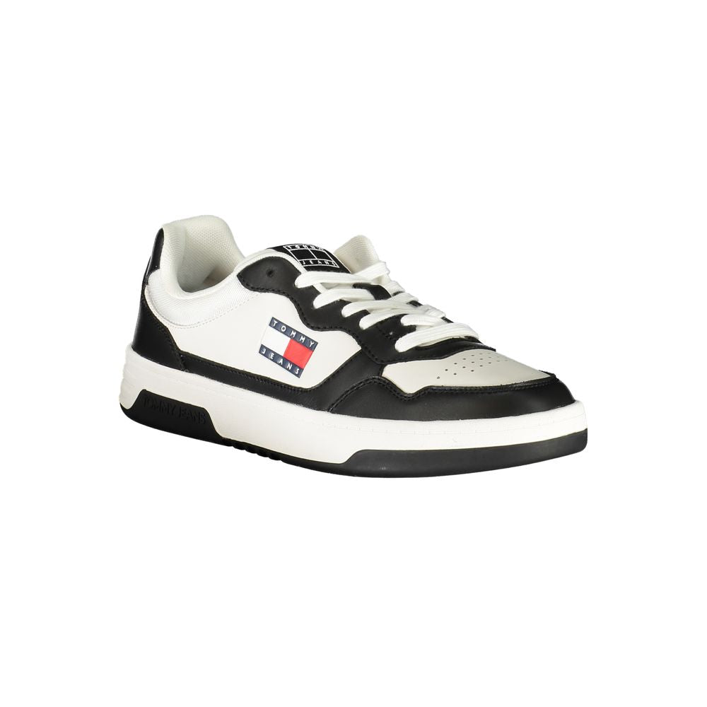 Tommy Hilfiger Black Polyurethane Men Sneaker