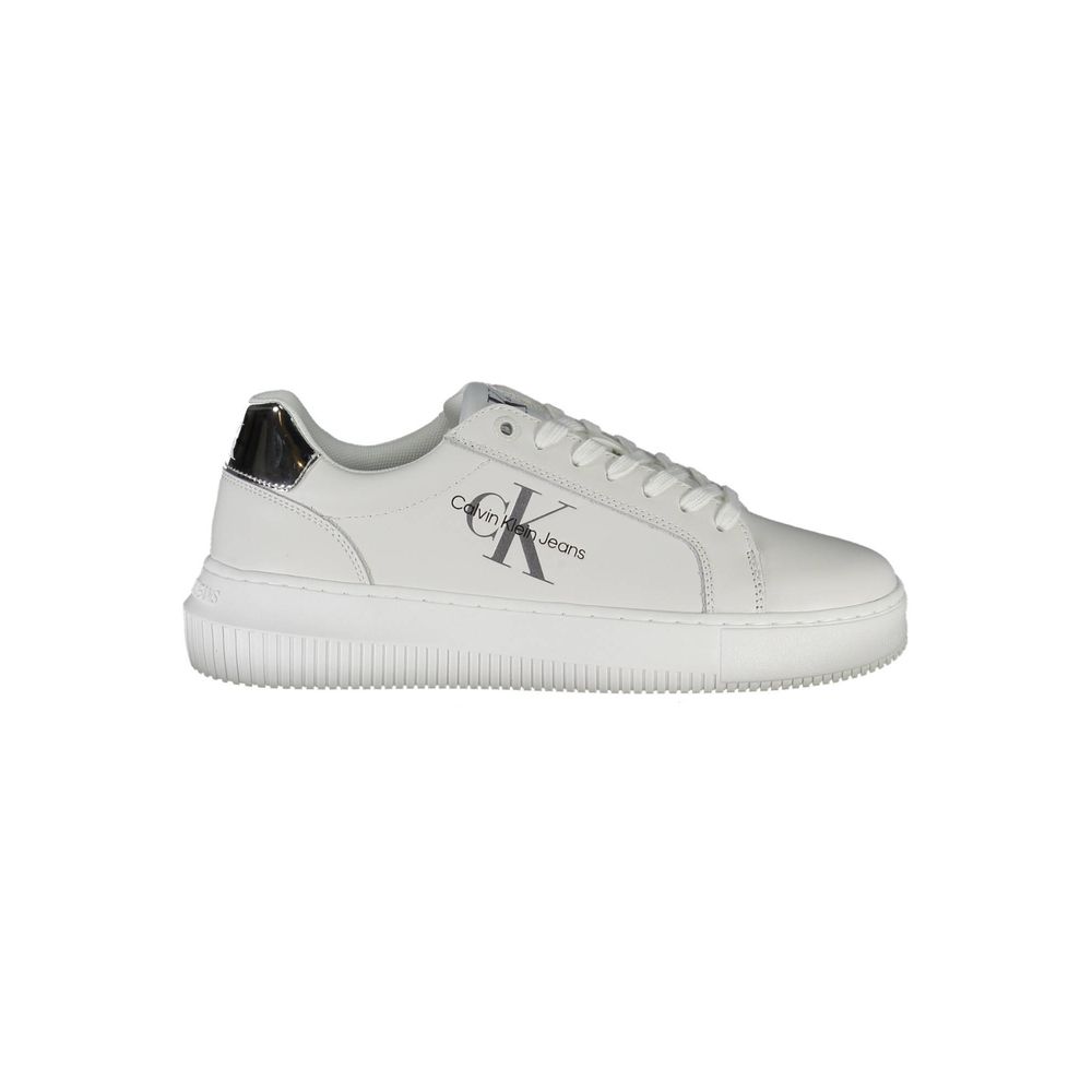 Calvin Klein Bianco Leather Women Sneaker