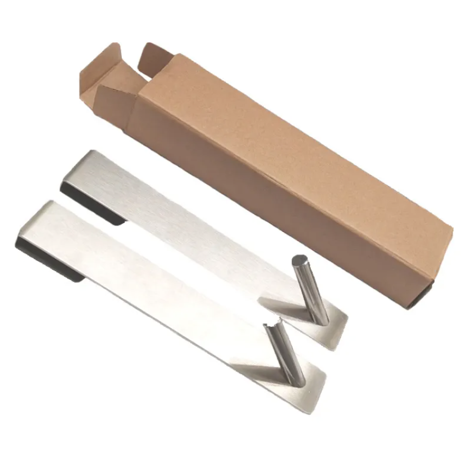 Punch-Free Stainless Steel Bathroom Hook