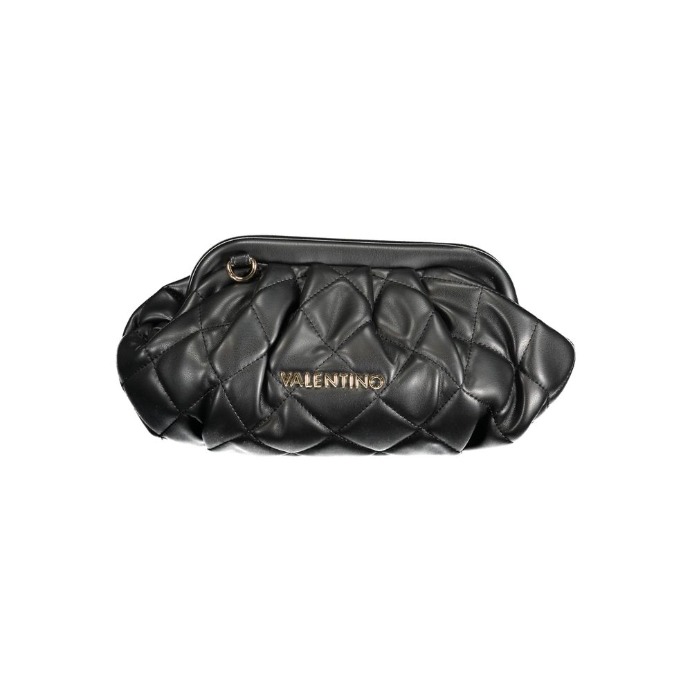 Mario Valentino Black Polyurethane Women Handbag